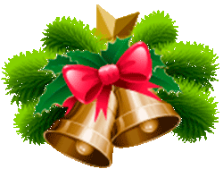 Dzwonki z gałązkami choinek